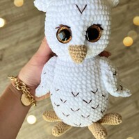 Soft toy owl , a gift for a boy, for a girl, for a birthday