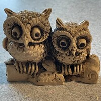 Vintage Owl Figurine Made in Mexico