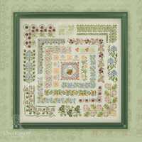 Northern Summer by Owl Forest Embroidery. The Seasons Series Cross stitch pattern Set of Hand-Dyed T