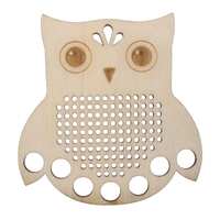 Owl Thread Holder // Thread Storage // Owl Floss Holder // Wooden Owl // Owl Floss Holder // Cross S