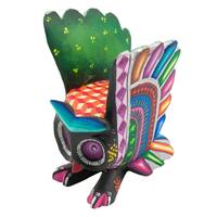 Owl Alebrije, Multicolored Owl, Wood carving, Statement decor, Mexican Craftsmanship, Bird decor, sc