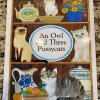 An Owl and Three Pussycats, Alice and Martin Provensen, 1994, Vintage Kids Book
