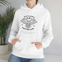 Eeylops Owl Emporium Unisex Heavy Blended Hoodie, Harry Potter Hoodie, Owl and Supplies Shop, Owl He