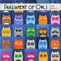 Owl Applique Quilt Pattern: Easy Quilt-As-You-Go (PDF Pattern)