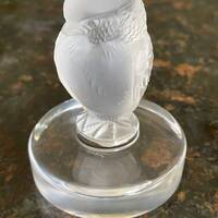 Owl/Hawk-Rapace ~ Lalique Figures & Paperweights by LALIQUE ~ perfect gift for any OWL lover!