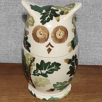 Emma Bridgewater Oak Owl Jar - 2021 - 1st Condition - Good Backstamp