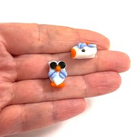 Hand Made Murano Glass Owl Charm
