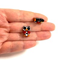 Hand Made Murano Glass Owl Charm