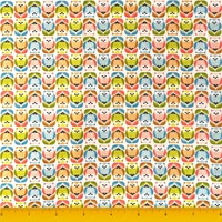 Cute Multicolored Owl Fabric | Small Scale Print, Animals, Baby, Kids, Novelty | 100% Quilting Cotto
