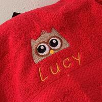 OWL TOTE SHOPPER Bag - Brand Lab Organic Cotton - Embroidered
