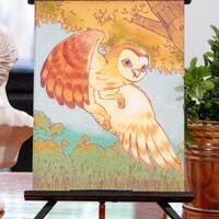 Ms. Owl - Children's Illustration Digital Mini Print - 5" x 7"