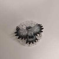 Owl pendant handmade OOAK