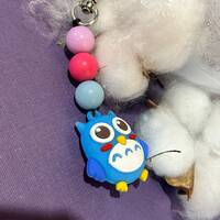 Blue owl keychain