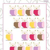 NEW Quilt Pattern Owls See You, Owls See you by Wendy Sheppard, Project size: 49x58 Halloween Fabric