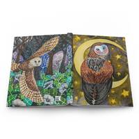 owl Hardcover Journal Matte