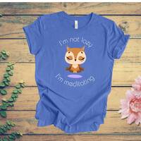 Meditating Owl, Zen Humor, Not Lazy, Zen Tshirt, Funny Meditating Buddha Shirt