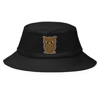 Owl Embroidered Flexfit Bucket Hat | Suitable for most head sizes | Perfect summer hat for you and y