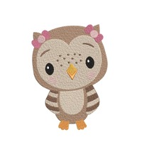 Owl Embroidery Design, 4 sizes, Instant Download