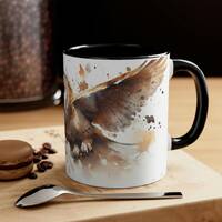 Owl Mug, Gift, Owl Lover, Bird, Coffee, Tea, Nocturnal, Barn Owl