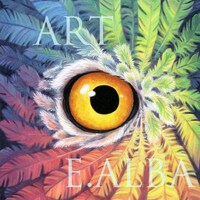 Original Painting - Owl Eye Card Back Design - Tarot of the Owls