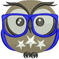 owl Machine Embroidery design, this is not a real product, These are digital files