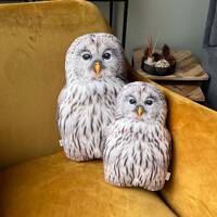 Tawny owl pillow / owl pillow / Owl Realistic Plush / wildlife owl / owl cushion / woodland / Waldka