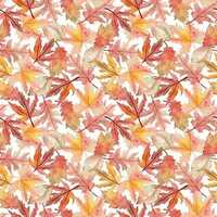 Leaf Allover Cotton Fabric 698833 Night Owls Thanksgiving Fabric Kathleen Francour Studio E FQ Fat Q