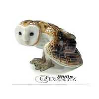 Little Critterz Owl Barn "Paleface" Bird - Handcrafted Home Decor Bird Birthday Gift Decor