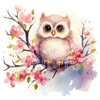 Watercolor Owl Digital Download Owl Clipart Watercolor Clipart Watercolor Owls Watercolor Sketchbook