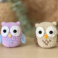 Handmade Crochet Owls