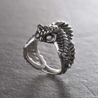 Sterling Silver Owl Ring: Forest Mage, Spirit Animal Jewelry