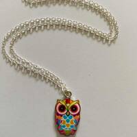 Handmade Pretty Owl Necklace