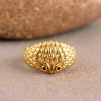 Brass Owl Ring, Owl Ring, Vintage Ring, Brass Ring, Gold Owl Ring, Bird Ring, Rings for women, Daint