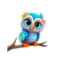 Owl, Cute Owl Clipart, Transparent Owl Digital Download, Cute Owl PNG JPEG, Girls Owl Printable, Cut