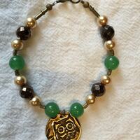 Little Owl beaded bracelet