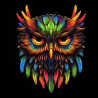 Owl PNG and JPEG Digital Download for Sublimation - 300 dpi - 3000 pixels, Transparent Background