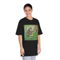 Owl Unisex T-Shirt | Original Artwork | VA Artist | Forest Greens and Browns