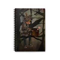 A Wise Old Owl Journal - Art by Jessica von Braun - Spiral Notebook - Ruled Line - Nursery Stories L