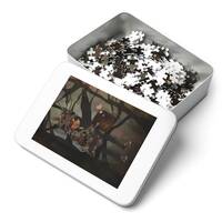 A Wise Old owl Puzzle Original Artwork by Jessica von Braun - Matching tin box - Jigsaw Puzzle (30, 