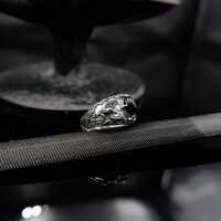 Sterling Silver Onyx Owl Ring: Unisex Amulet Jewelry