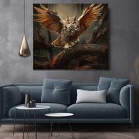 Majestic Owl Art, Owl Artwork, Owl Lover's Delight, Digital Owl, Wall decor, Owl symbol, Owl pri