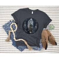 Boho Owl T-Shirt: Reiki Infused Spiritual Gift