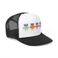 Owl Baseball Cap, Owl Trucker Cap, Bird Baseball Hat, Farmer Trucker Hat, Owl Lover Gift, Funny Anim