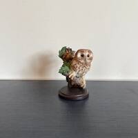 Vintage Tawny Owl Bird Figurine