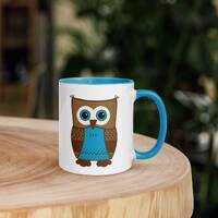 Cute Owl Mug, Cute Animal Mug, Owl Gift, Owl Cup "El Buho"