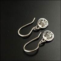 Mini - owls - Sterling silver earrings