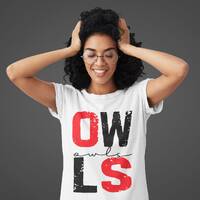 Retro Owls PNG, Distressed Letters Design (Digital Download)