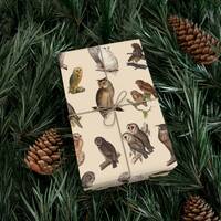 Halloween Wrapping Paper Vintage Owls Gift Wrap Witchy Gift Wrap Dark Academia Wrapping Paper Owl Lo