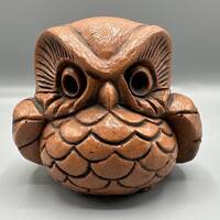 Vintage Abby Press Owl Figurine Resin 1979