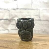 Vintage Grey Owl Mini Pitcher Owl Lover Gift Add wild flowers Mini creamer